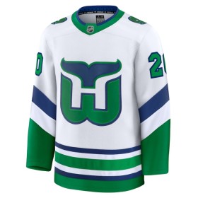 Carolina Hurricanes tröja Fanatics Premium Sebastian Aho 2024-25 Vit Tredje - NHL Tröjor Herr
